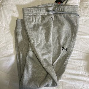 NWT: Medium Under Armour grey joggers